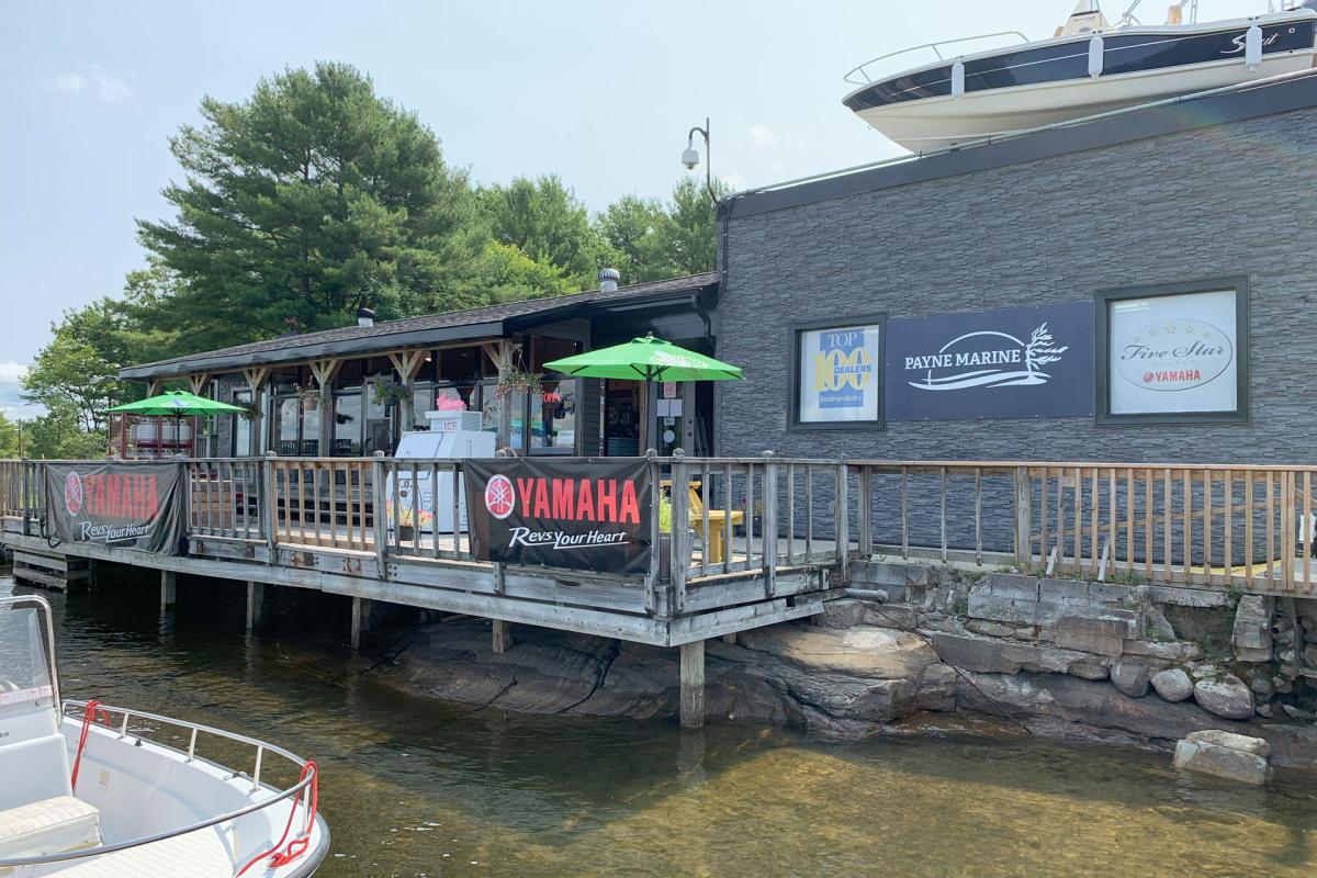 View of the store at Payne Marine